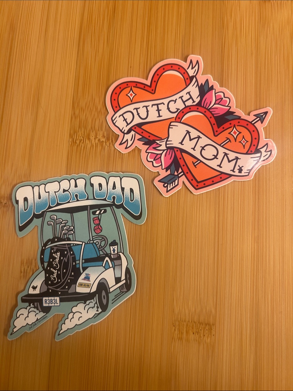 Dutch Bros Mom & Dad Sticker Drop
